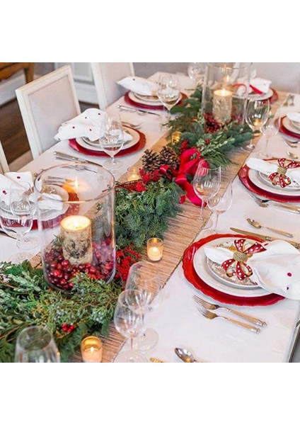 Peçete Halkaları 12'li Set, Düğün Için Kelebek Düğüm Peçete Yüzüğü, Noel, Doğum Günü Için Peçete Halkası (Yurt Dışından) modelleri