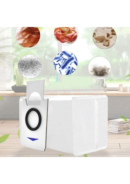 12 Adet Toz Torbası Deebot X1/x1 OMNI/T10 TURBO/T10 OMNI/T20 Pro /T20 Omnı/ T20 Robot Vakum Torbası (Yurt Dışından)