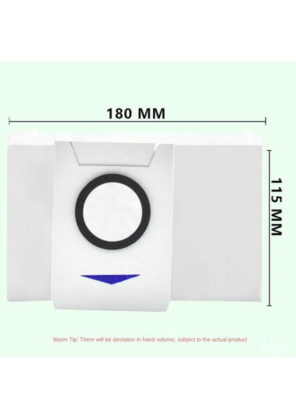 12 Adet Toz Torbası Deebot X1/x1 OMNI/T10 TURBO/T10 OMNI/T20 Pro /T20 Omnı/ T20 Robot Vakum Torbası (Yurt Dışından)