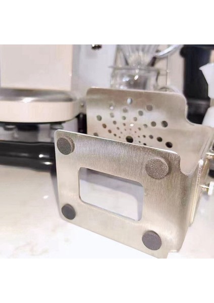 Kahve Tartı Rafı Kahve Terazisi Tutucu Espresso Makinesi Elektronik Terazi Rafı Kahve Makinesi Terazi Standı Gümüş (Yurt Dışından)