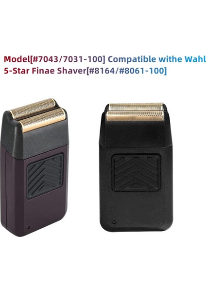 WAHL8164 Finale Tıraş Makinesi 7043 Aksesuarları Için Profesyonel Tıraş Makinesi Yedek Folyo ve Kesici Çubuk Düzeneği (Yurt Dışından) fırsatları
