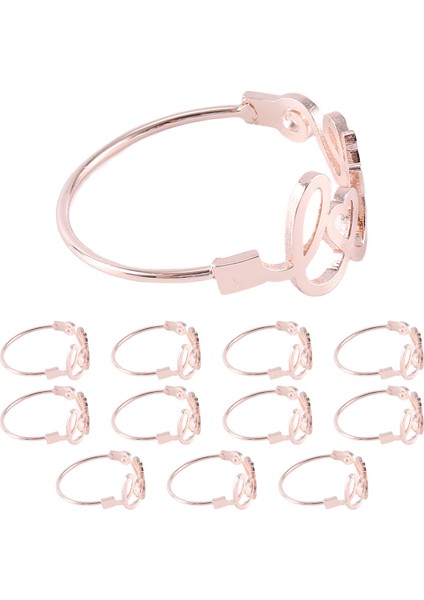 Düğün Için Sevgililer Peçete Halkaları Tutucu, Aşk Peçete Sahipleri Masa Ayarı Için Bahar Peçete Tokaları (Yurt Dışından) fiyatları