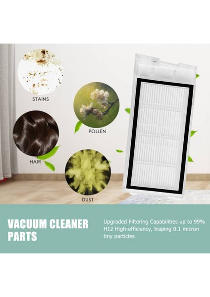 Eve Plus SDJ01RM Robotlu Süpürge Için 11 Adet Aksesuar Kiti Ana Yan Fırça Hepa Filtre Paspas Bezi (Yurt Dışından) fırsatları