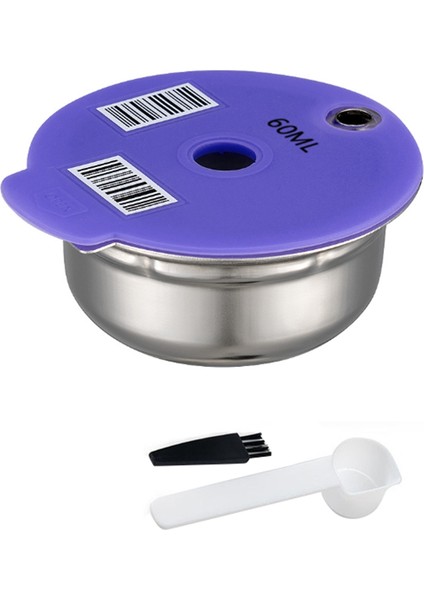 Makine Doldurulabilir Filtre Pod Silikon Kapak Değiştirme 60ML Espresso Kahve Için Kahve Kapsülü Pod (Yurt Dışından) indirimleri