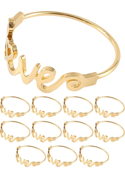 Düğün Için Sevgililer Peçete Halkaları Tutucu, Aşk Peçete Sahipleri Masa Ayarı Için Bahar Peçete Tokaları Altın (Yurt Dışından) fiyatları