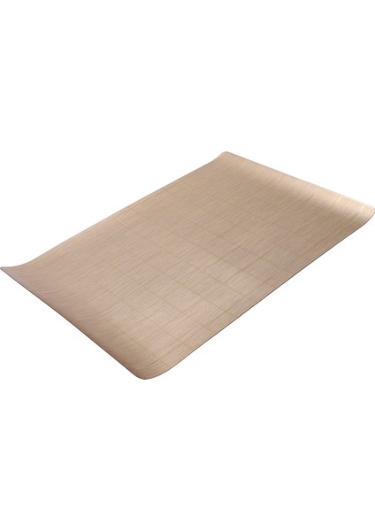 Otel Restoran Su Geçirmez Batı Servis Altlığı Pvc Plastik Masa Örtüsü Ped Yalıtım Kabı Kase Sofra Takımı Mat (Altın) (Yurt Dışından) fırsatları