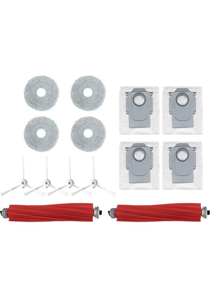 P10 / Q Robot Süpürge Yedek Parçaları Ana Yan Fırça Paspas Bez Toz Torbası Için (Yurt Dışından)