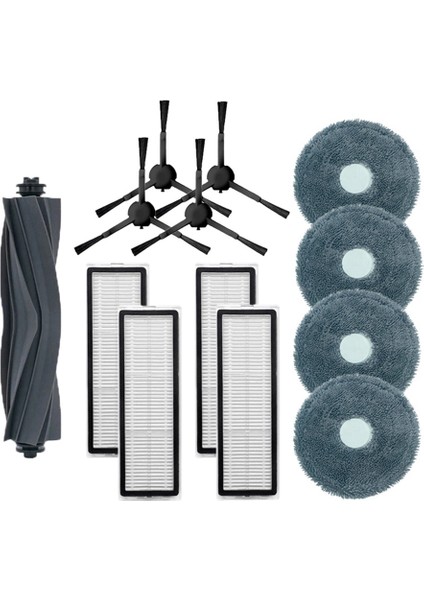 L10S Pro / RLS6L / S10+ Rulo Fırça Yan Fırça Hepa Filtre Paspas Bezi Paçavra Elektrikli Süpürge Aksesuarları (Yurt Dışından)