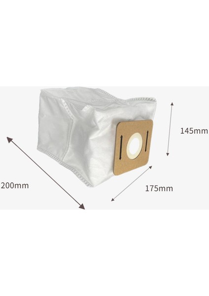 12 Adet Yedek Toz Torbası Vacbp1 Vacbp6 VACBP36V Vacbpaı Sırt Çantası Elektrikli Süpürge Aksesuarları Filtre Torbası (Yurt Dışından)