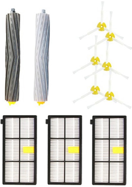 800 860 870 880 980 Için Uygundur Yıkanabilir Kauçuk Fırça Ana Fırça Rulo Fırça Yan Fırça Filtresi (Yurt Dışından)