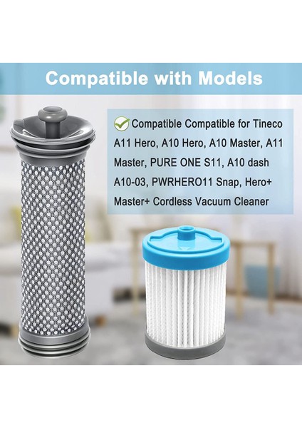 A11 Hero, A10 Hero, A10 Master, PWRHERO11 Snap Akülü Süpürge Için Vakum Filtresinin Değiştirilmesi (Yurt Dışından) indirimleri