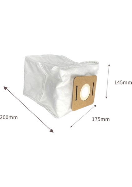 Vacbp6 Sırt Çantası Süpürgesi Için Toz Torbası, 7'li Paket, Beyaz (Yurt Dışından)