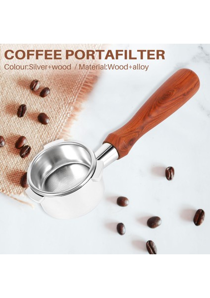 Barista Serisi ve Espresso Makineleri Için Dipsiz Portafilter 54MM, Filtre Sepetli Portafiltre (Yurt Dışından)