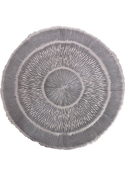 Masa Dekorasyonu Için Placemats Iskandinav Tarzı Yuvarlak Yemek Tabakları Pvc Mat Coaster Bardak Tutucu Gümüş (Yurt Dışından)
