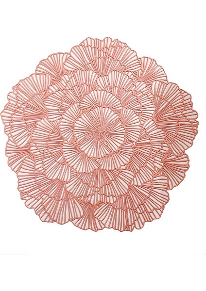 Placemat Avrupa Tarzı Içi Boş Yaldız Pvc Olmayan Masa Mat Ev Günlük Yemek Pedi Masa Mutfak Aksesuarları (Yurt Dışından)