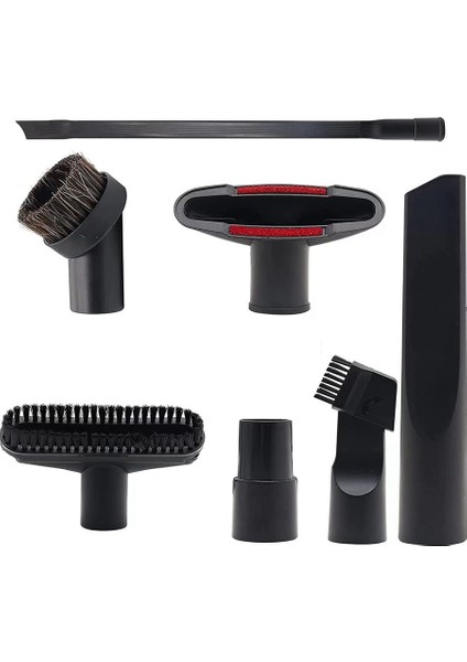 32MM (1-1/4 Inç) Mini Fırça Seti Aparatı Için Elektrikli Süpürge Ataşmanları Esnek Aralık Aparatı (Yurt Dışından)