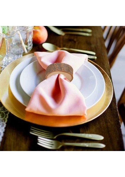 Ahşap Peçete Halkası Noel Peçete Halkası Çerçeve Masa Dekorasyon Bark Bahis Dekorasyon Düğün Otel Masası Için Uygun (Yurt Dışından) indirimleri