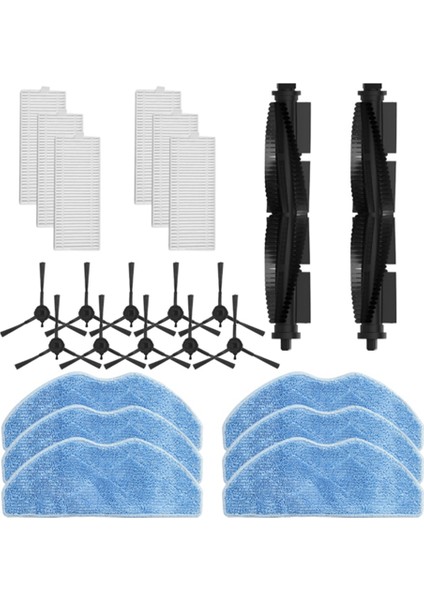 360 S8 S8 Artı Robotlu Süpürge Yedek Yedek Parça Aksesuarları Ana Yan Fırça Hepa Filtre Paspas Bezi (Yurt Dışından) indirimleri