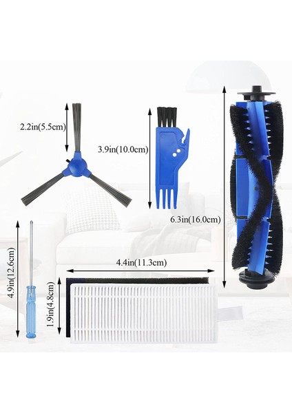 Robovac Fırça ve Filtre Değişimi Için, Robovac 11S, 12, 15C, 30, 30C Robot Süpürgeye Uyumlu (Yurt Dışından) fiyatları
