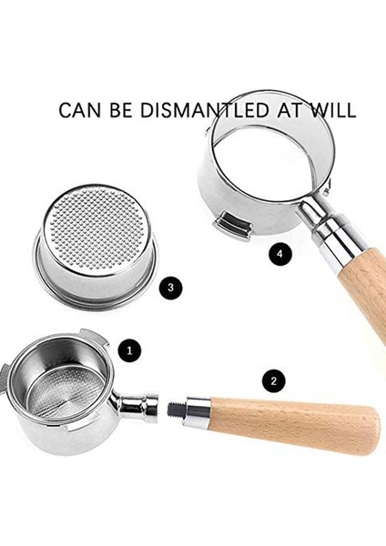 Espresso Kahve Dipsiz Portafilter 51MM Kahve Makinesi EC680 / EC685 Için Başvurun (Yurt Dışından) indirimleri