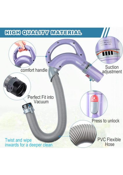 NV350, NV351, NV352, NV355, NV356, NV357, UV440, Elektrikli Süpürge Için Yedek Hortum Kolu 113FFJ Numaralı Parçaları Değiştirin (Yurt Dışından) modelleri