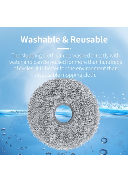 Adet Yıkanabilir Paspas Bezi Robotlu Süpürge 3s B108CN/2PRO B113CN Robotlu Süpürge Yedek Parçalar Paspas (Yurt Dışından) fırsatları