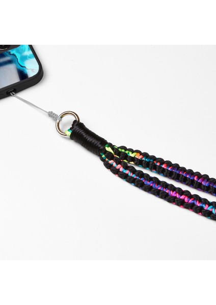 Telefon Uzun Ip El Yapımı Rainbow Boyun Askısı Tüm Modellere Uyumlu fiyatları