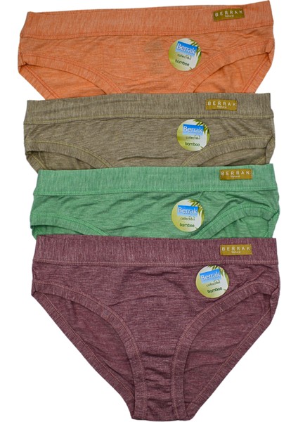 4'lü Kadın Berrak Bambum Külot