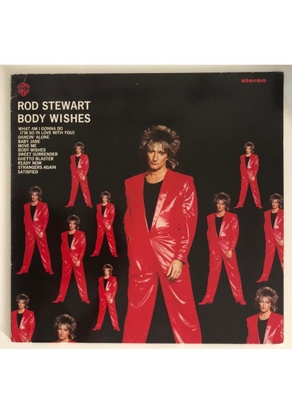 Rod Stewart Body Wishes Lp Plak (Orjinal 1983 Alman Baskı)