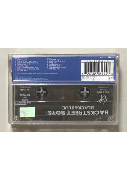 Backstreet Boys Black & Blue Kaset (Orjinal Dönem Baskı) fiyatları