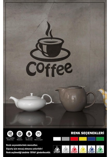 Coffee Stıcker 50 x 60 cm