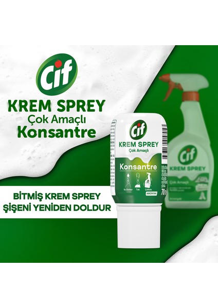 Krem Sprey Çok Amaçlı Konsantre Amonyak 70 ml