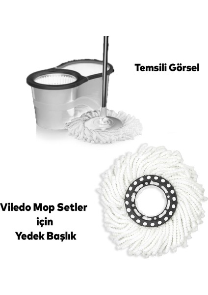 Ev Ofis Iş Yeri Sillgech Mikrofiber Makarna Temizlik Kurulama Havlu Mop Vileda Başlık Yedeği EH171 fırsatları