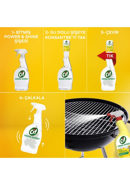 Krem Sprey Konsantre Ultra Yağ Çözücü Limon 70 ml