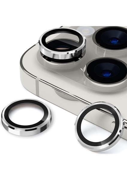 iPhone 15 Pro Max Uyumlu Kamera Lens Koruyucu Tam Kaplayan Temperli Hd Cam Kılıf Dostu Tasarım