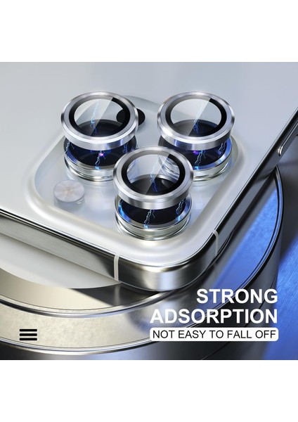 iPhone 15 Pro Max Uyumlu Kamera Lens Koruyucu Tam Kaplayan Temperli Hd Cam Kılıf Dostu Tasarım fırsatları