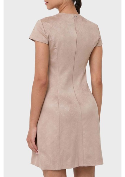 Ss Luna Jakarlı Slim Fit Mini Elbise Kadın Elbise W3YK0IWFIY0 A10L