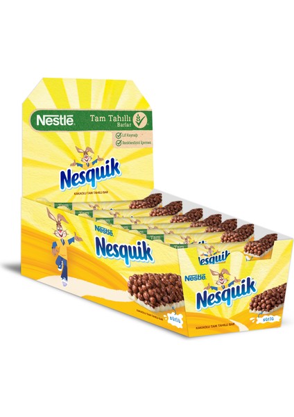 Nestlé Nesquik Tam Tahıllı Bar 24'lü 24x25 gr