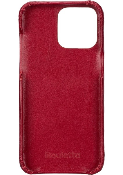 Apple iPhone 15 Pro Max Uyumlu Deri Arka Kapak F360 V4EF