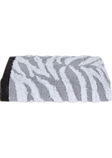 Zebra Gri %100 Pamuk Yüz Havlusu 50X90