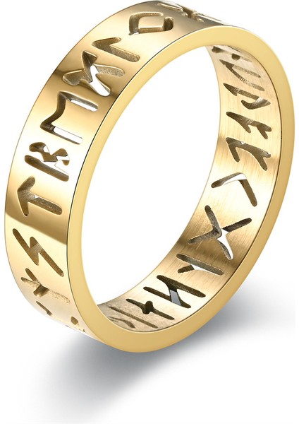 Titanyum Çelik Yüzük (Yurt Dışından)