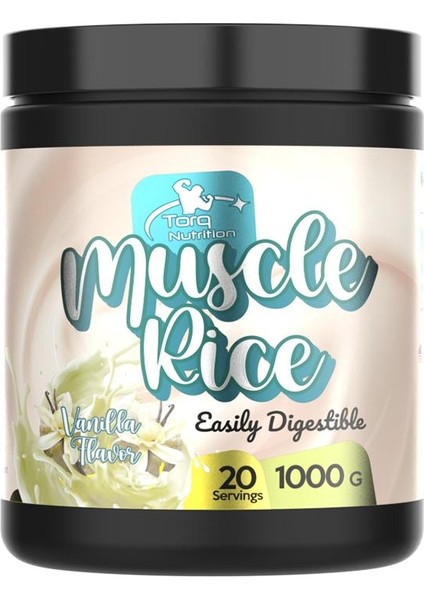 Muscle Rice Mikronize Pirinç 1000 gr - Vanilya