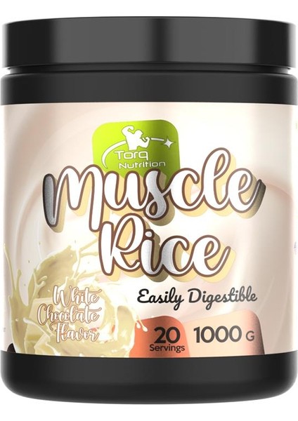 Muscle Rice Mikronize Pirinç 1000 gr - Beyaz Çikolata