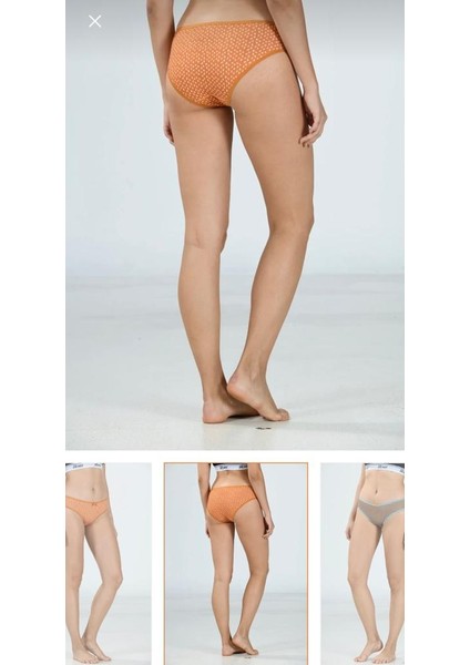 Bayan Vısko Kumaş Bikini Külot 6"lı fırsatları