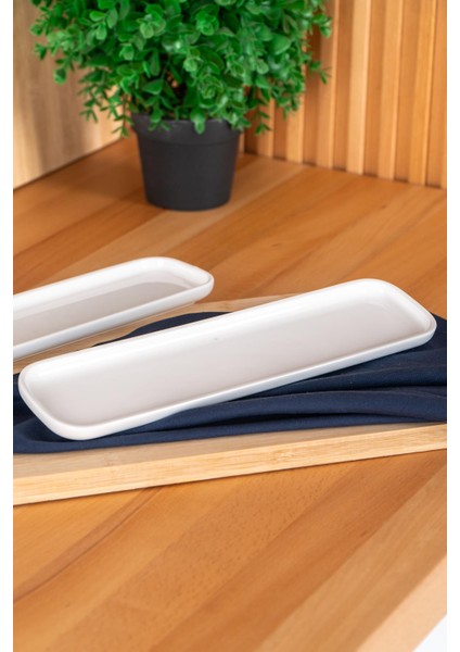 Pure Royal Dikdörtgen Kayık Tabak - 30 cm