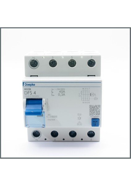 4x40A RCCB 300mA (A tipi)