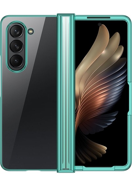 Samsung Galaxy Z Fold5 Green Için Elektrokürlü Telefon Kılıfı (Yurt Dışından)