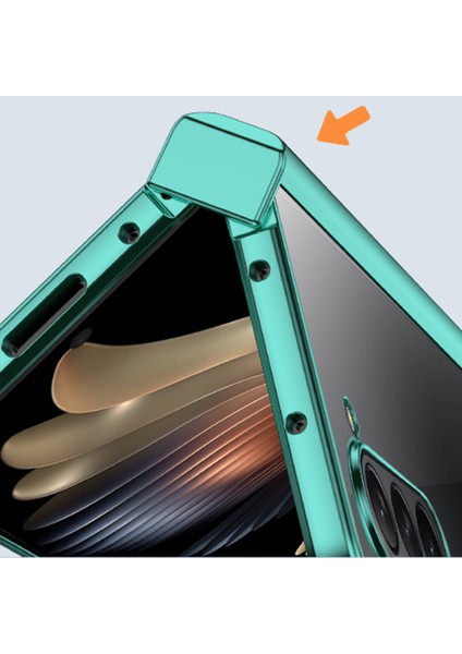 Samsung Galaxy Z Fold5 Gümüş Için Elektrokürlü Telefon Kılıfı (Yurt Dışından) fiyatları