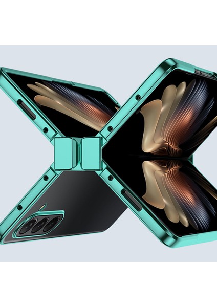 Samsung Galaxy Z Fold5 Gümüş Için Elektrokürlü Telefon Kılıfı (Yurt Dışından) modelleri