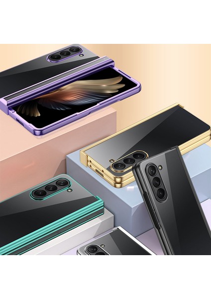 Samsung Galaxy Z Fold5 Gümüş Için Elektrokürlü Telefon Kılıfı (Yurt Dışından) fırsatları